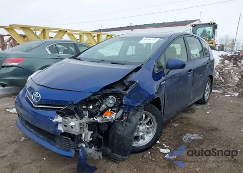 2012 Toyota Prius V Three from USA, damaged, VIN JTDZN3EU4C3138780
